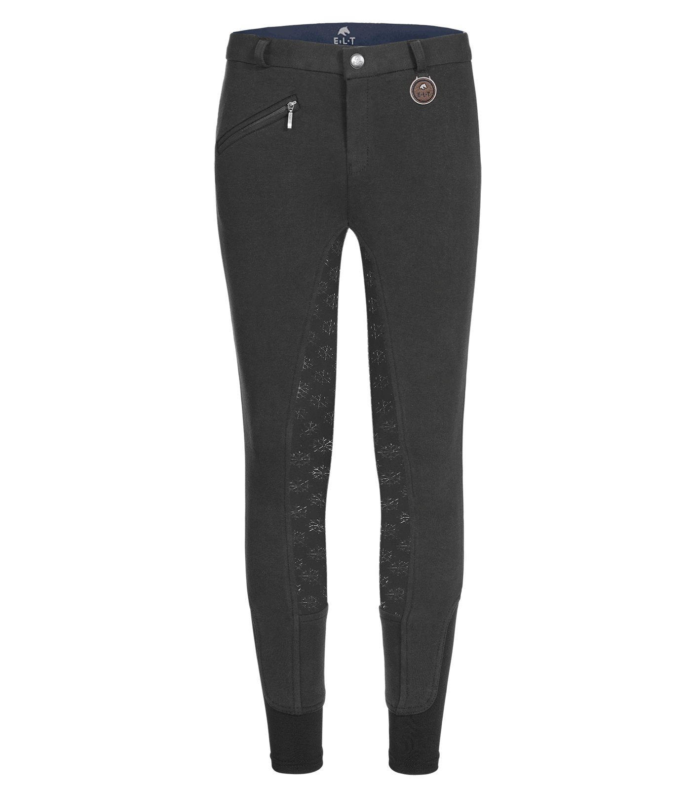 Waldhausen Thermal Fun Sport Lämpövuoratut Ratsastushousut Silikonigripillä, Lasten musta