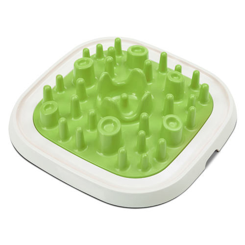 Pet Enigma Slowfeeder L 37x37x8,5 cm, vaaleanvihreä