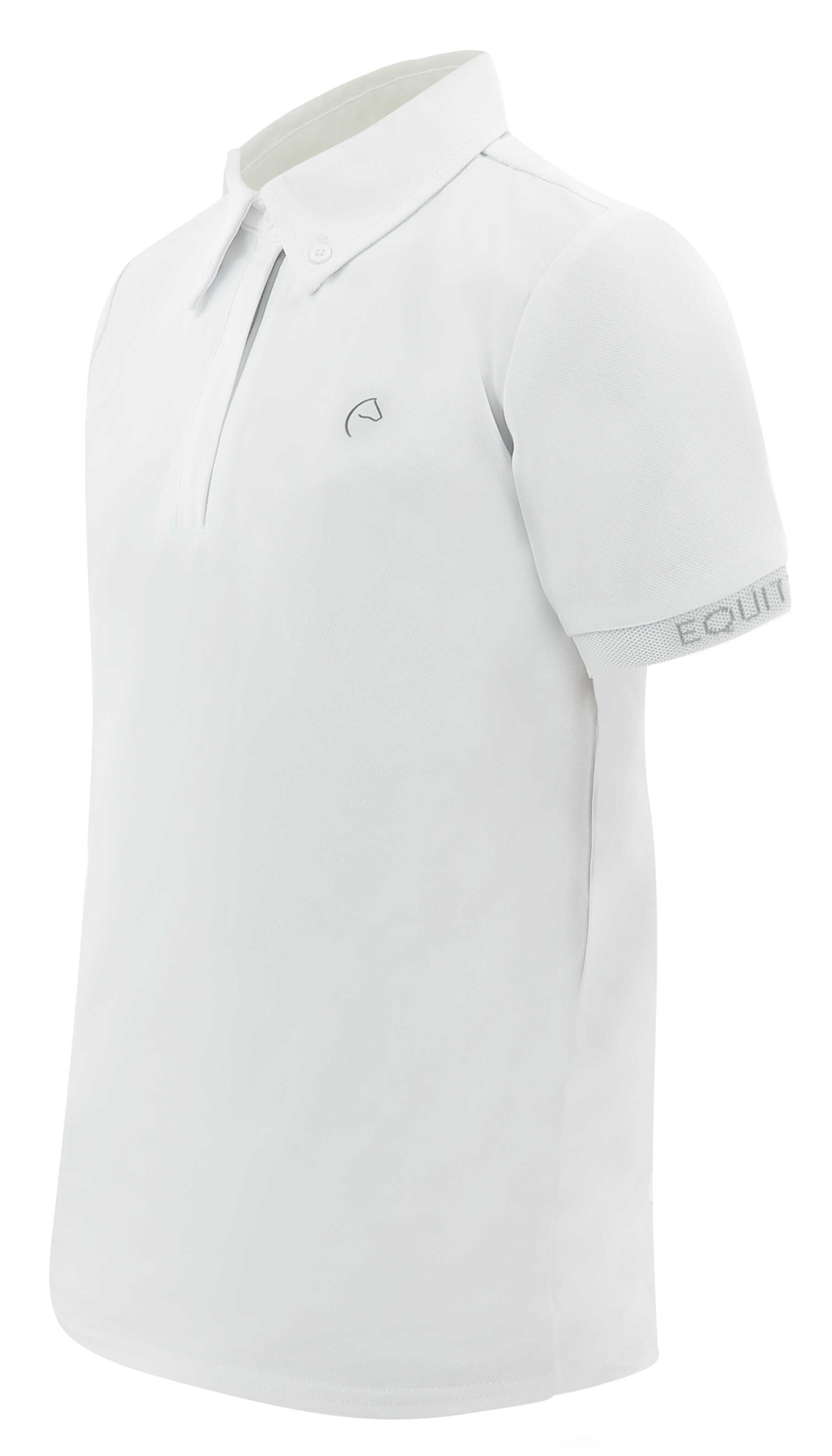 Equitheme Kids Wellington Polo Competition Top White - 3