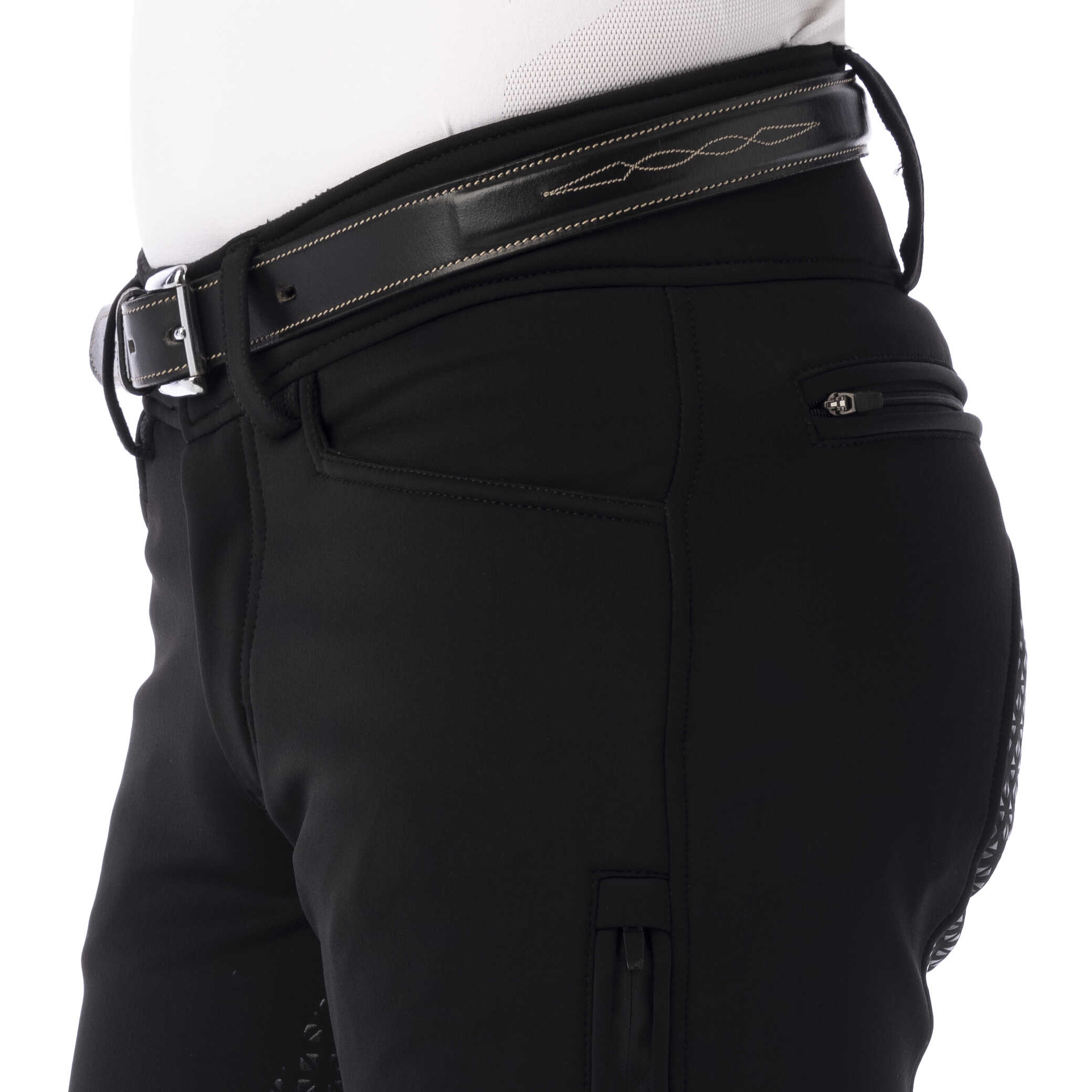 Equitheme Zermatt Softshell Silicone Ridbyxor Svart - 6