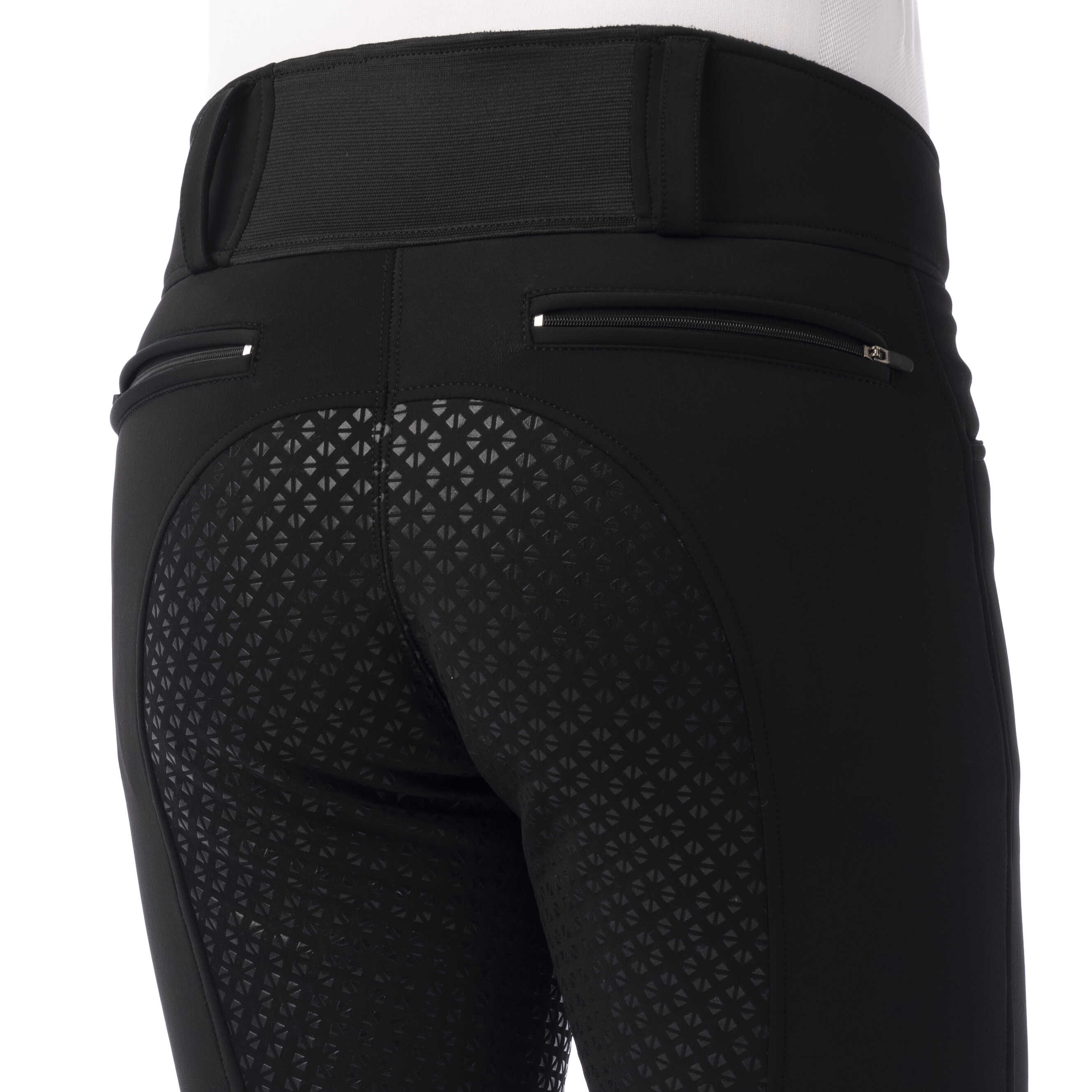 Equitheme Zermatt Softshell Silicone Ridbyxor Svart - 7