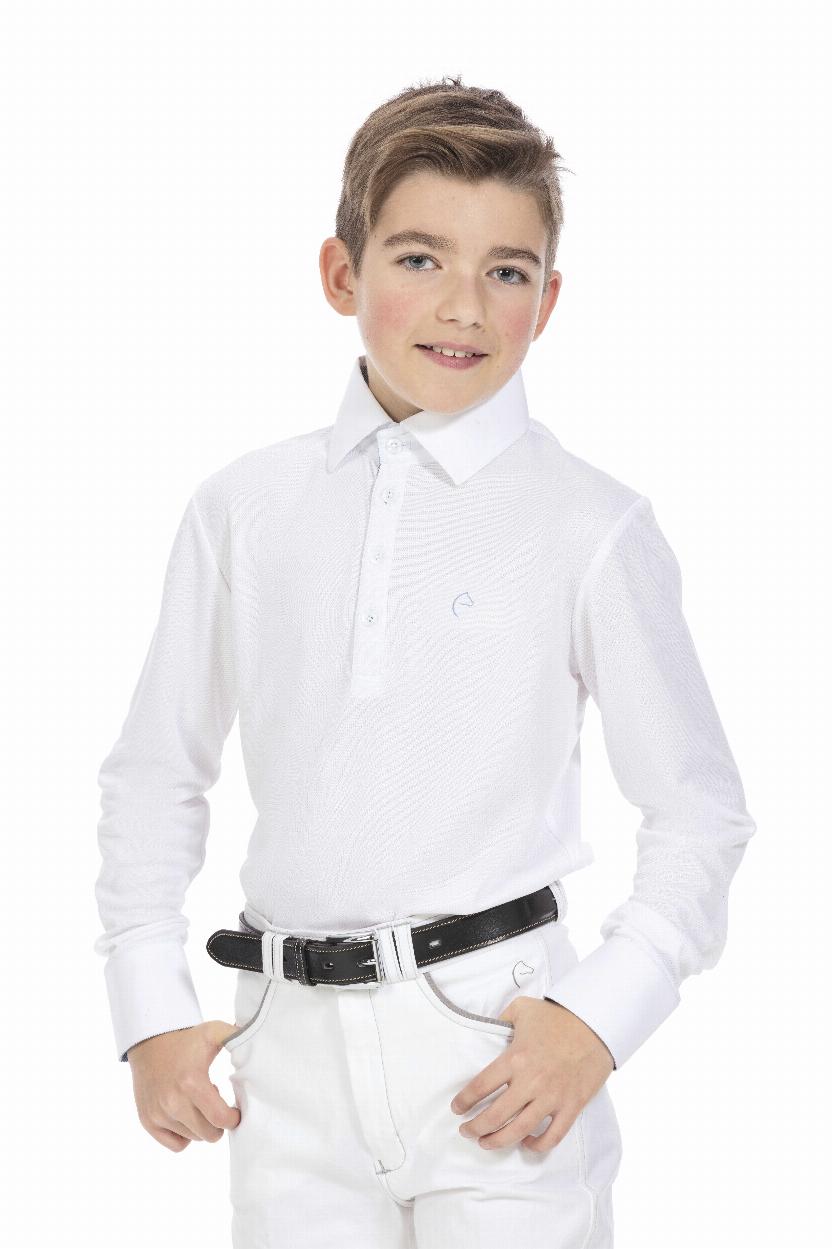 Equitheme Mesh Competition Shirt White