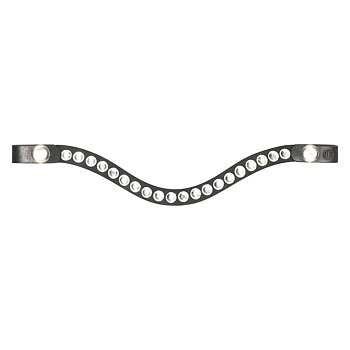 Imperial Riding Hobby Horse browband Free Spirit - Black-Crystal