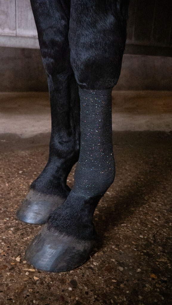 Holland Animal Care Bandage Animal 5 cm - Black Glitter