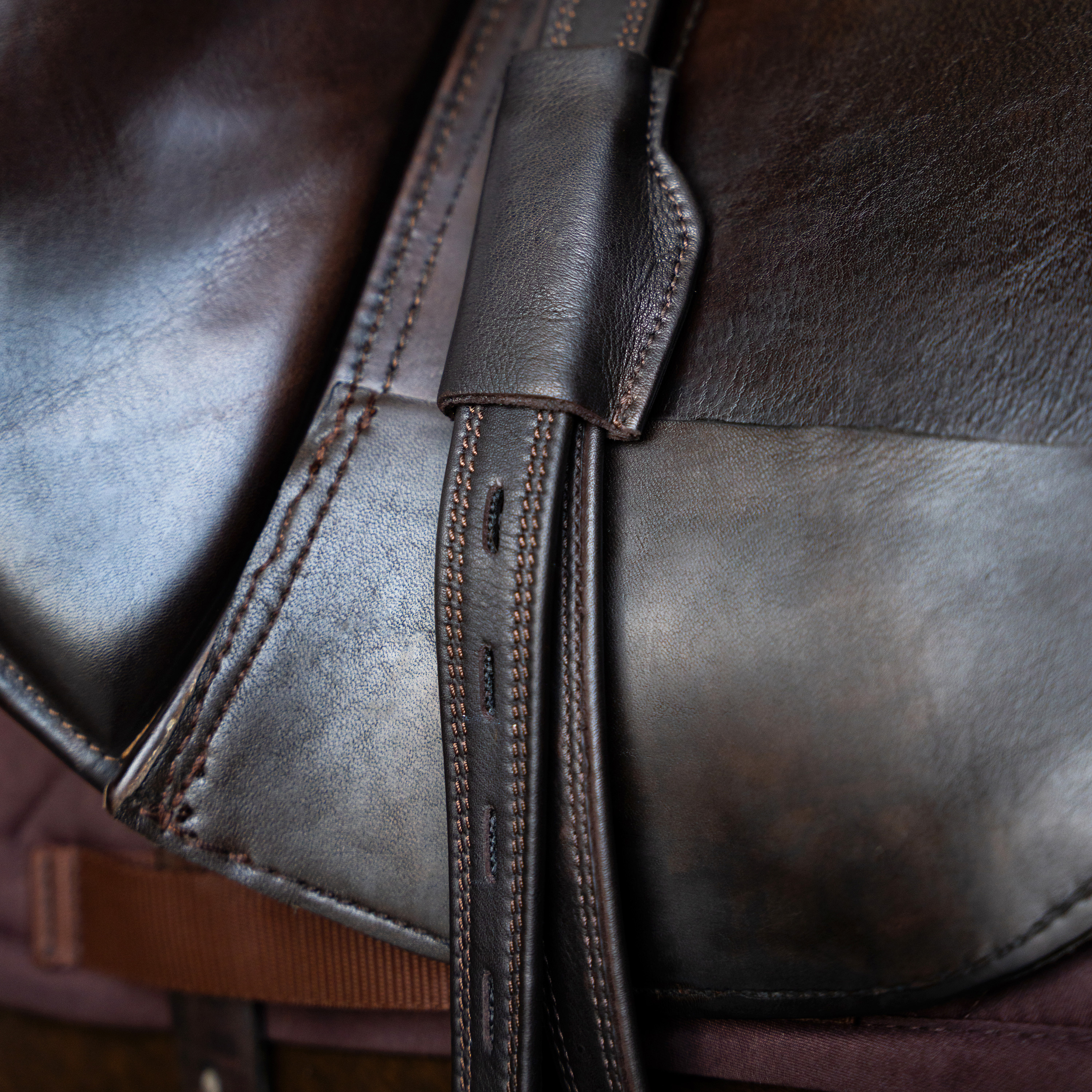 Imperial Riding Stirrup leathers Monoleaf - Dark brown - 2