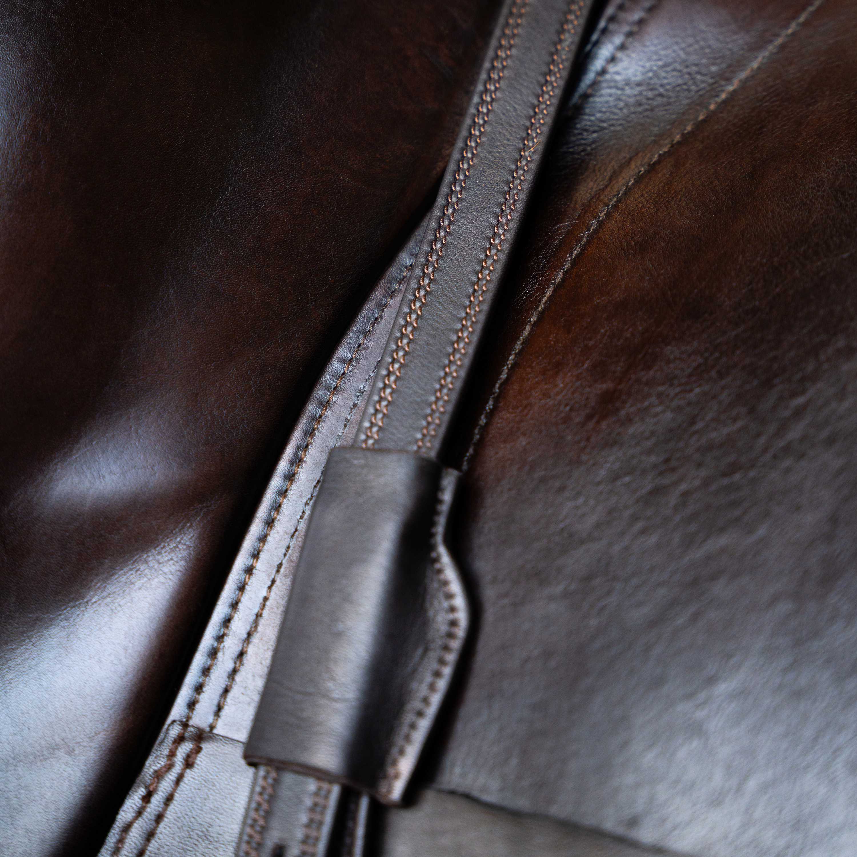 Imperial Riding Stirrup leathers Monoleaf - Dark brown - 3