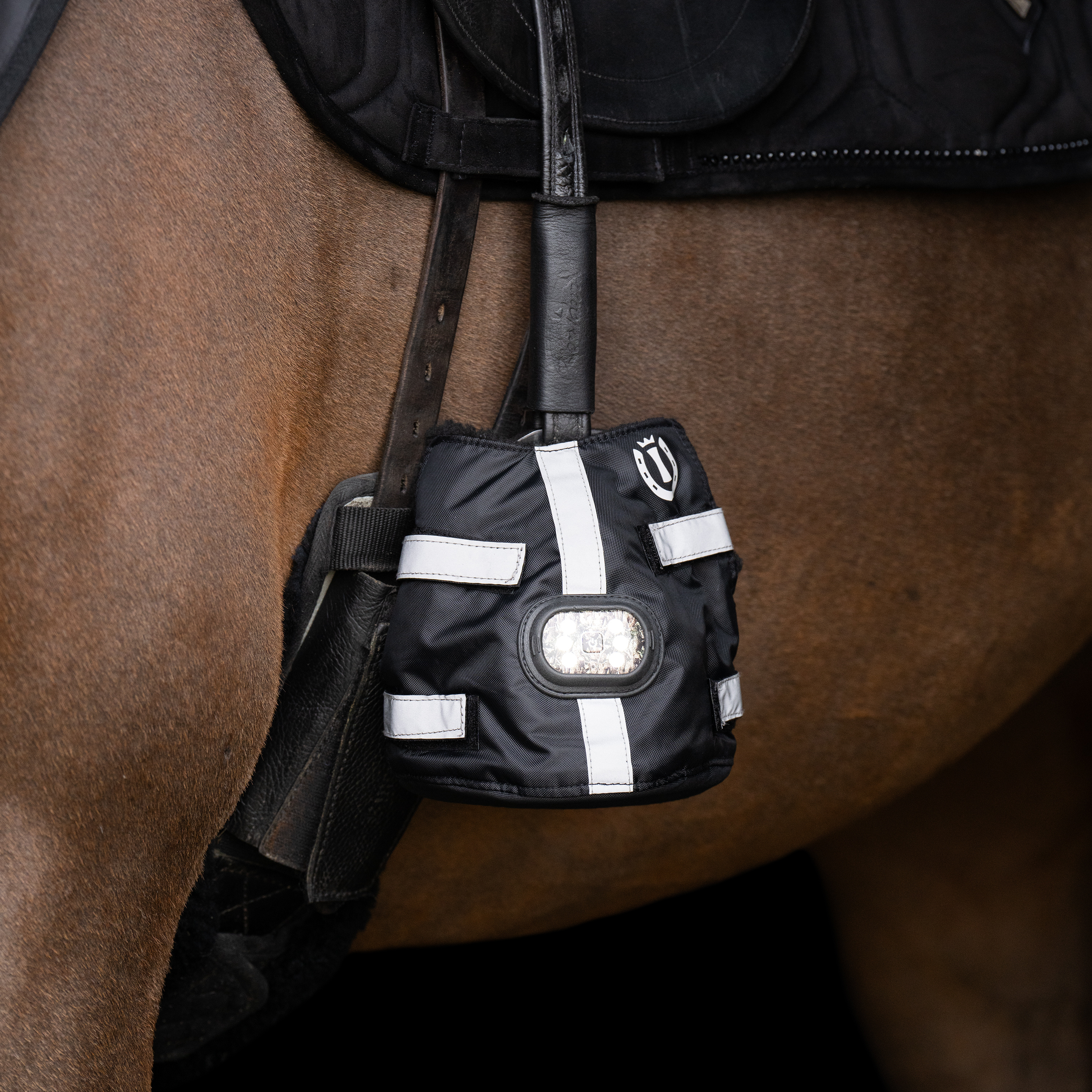 Imperial Riding Stirrup toe warmer Luminous - Black - 6