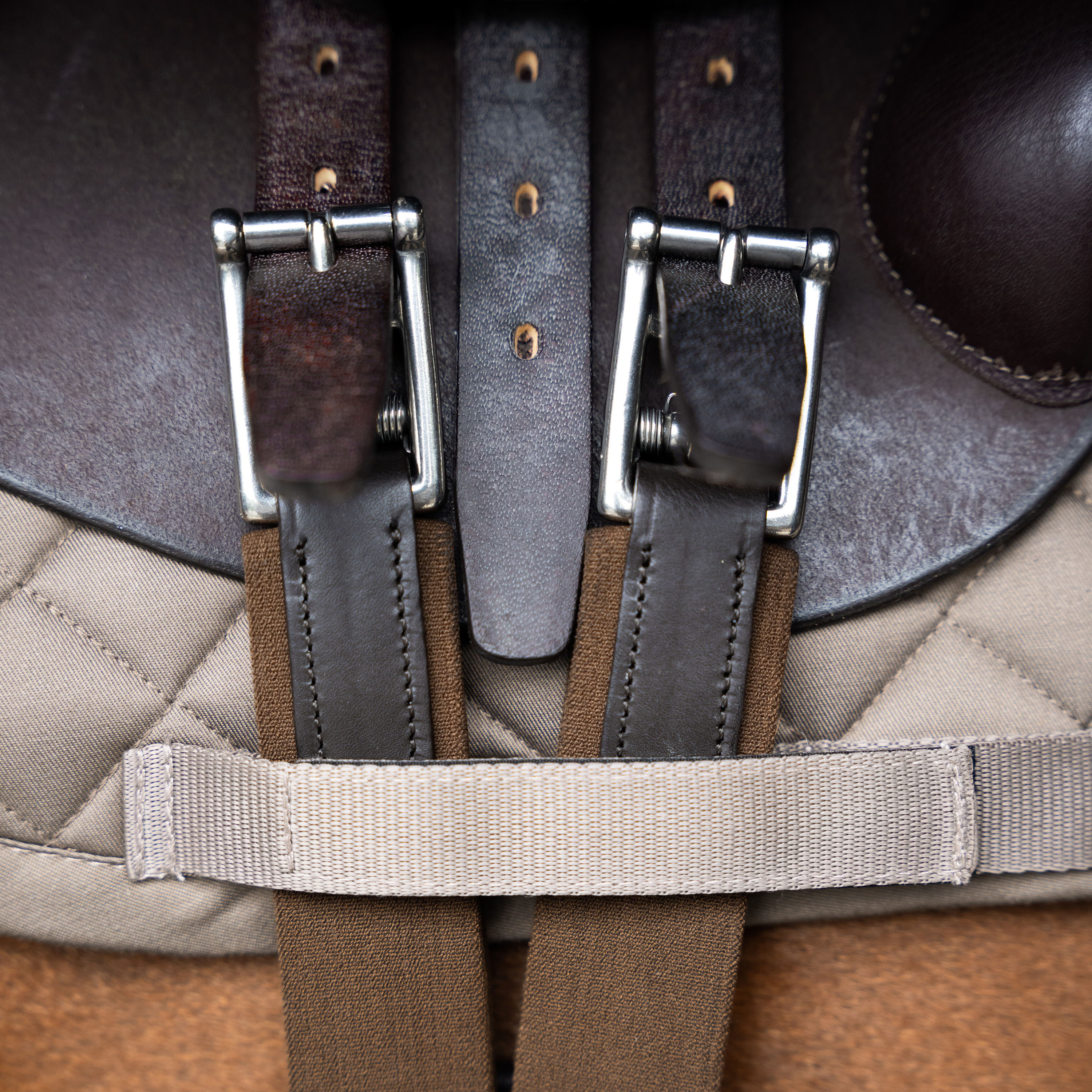 Imperial Riding Hoppgördel anatomisk med fjäderspännen - Mörkbrun - 3