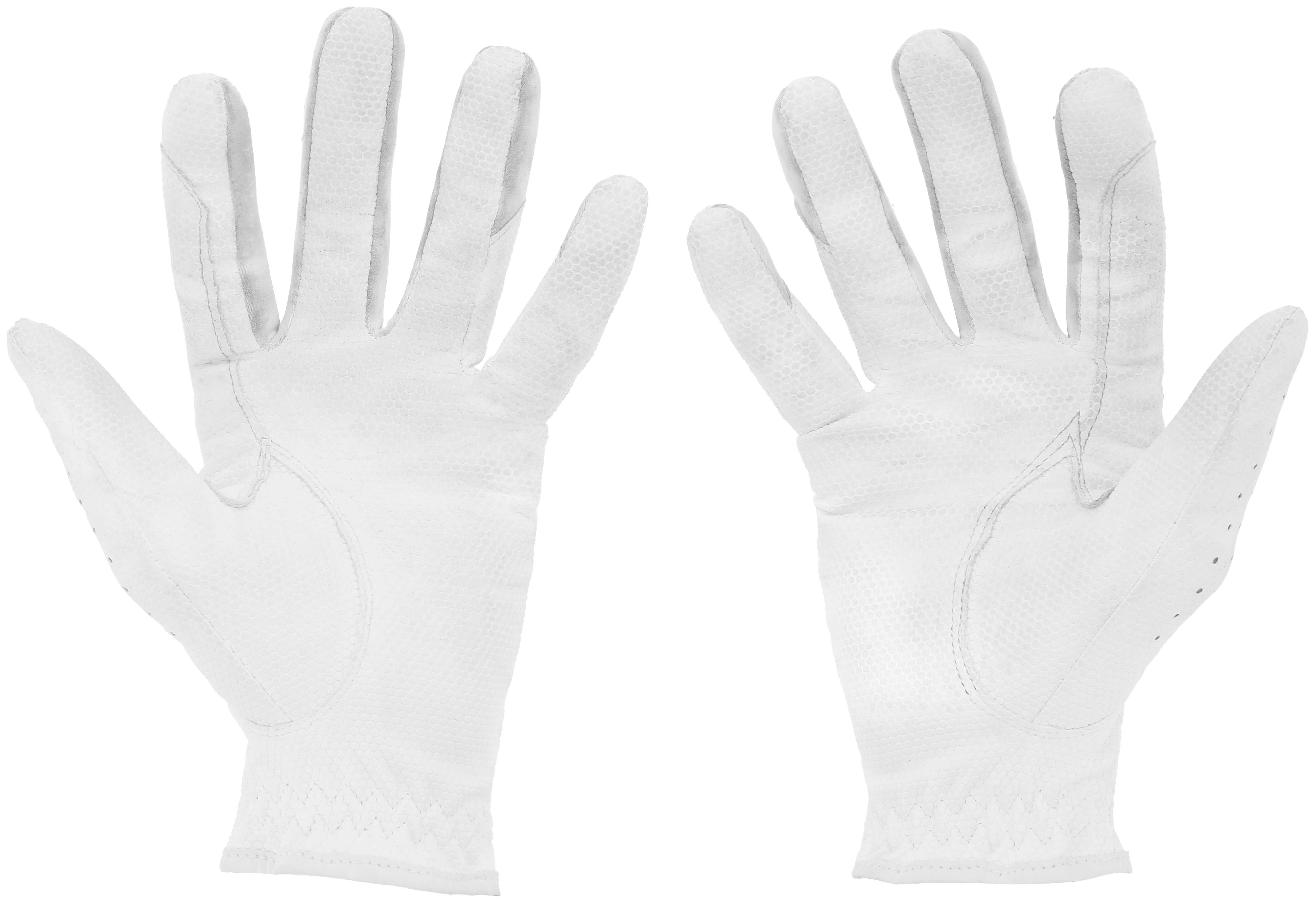 Equitheme Je T'aime Strass Riding Gloves White - 3
