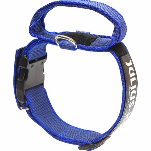JULIUS-K9 Color & Gray Halsband med handtag - Blå, 38-53 - 3