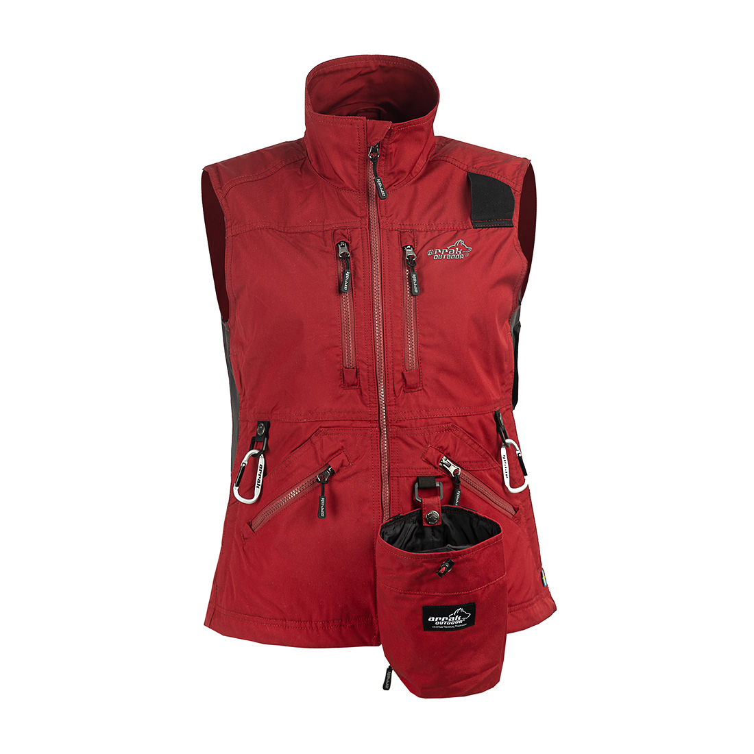 Arrak Outdoor Competition Liivi - Naisten - Tummanpunainen, 3XL - 6