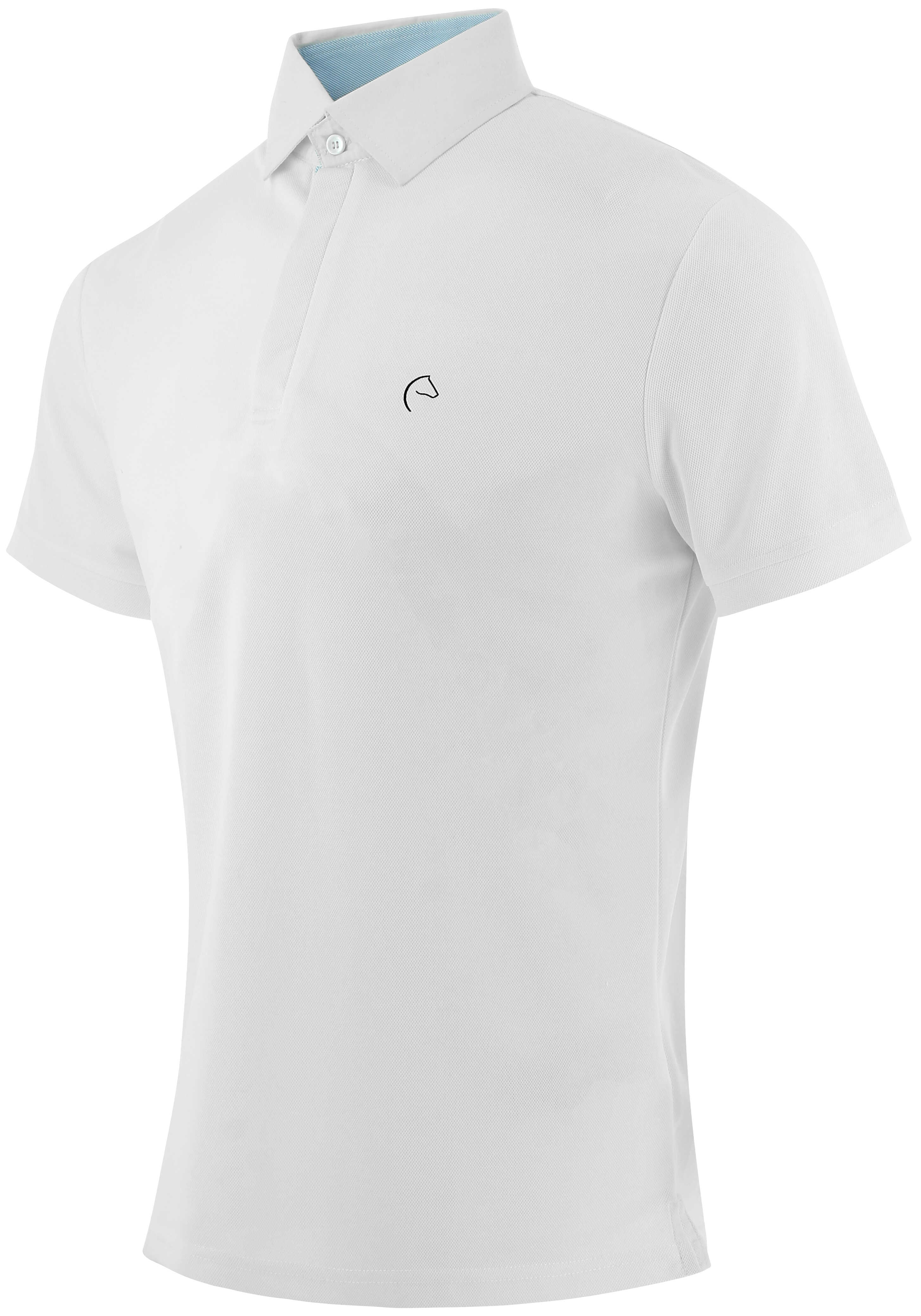 Equitheme Edy Mesh Polo Competition Top White - 2