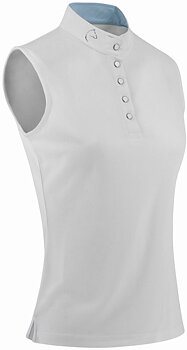 Equitheme Molly Mesh Polo Competition Top White