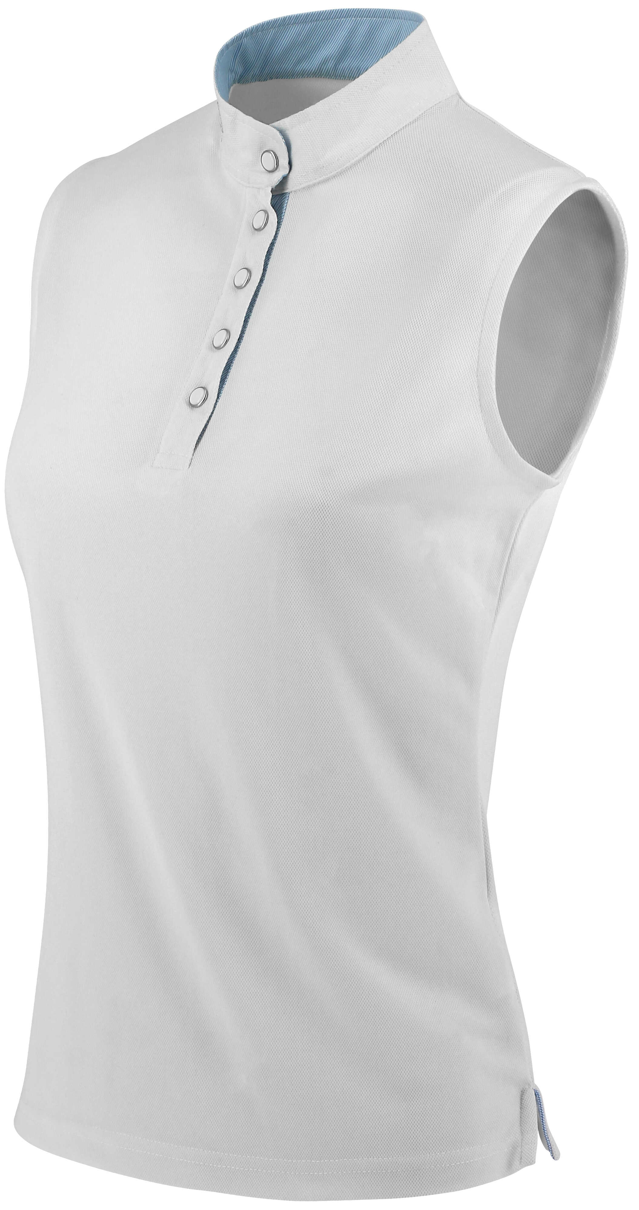 Equitheme Molly Mesh Polo Competition Top White - 4
