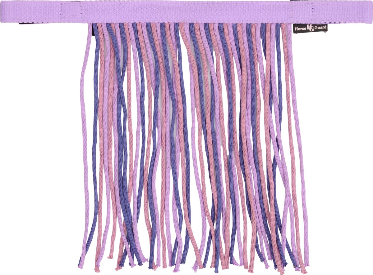 HorseGuard Horse Guard Malva flugpannband med fransar - Lavender, Ponny - 2