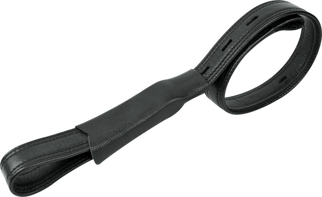 ERIC THOMAS Stirrup Leathers With Hooks Black