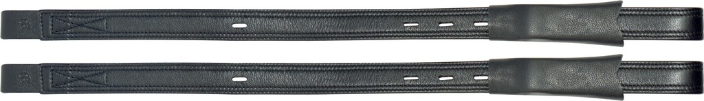 ERIC THOMAS Stirrup Leathers With Hooks Black - 2