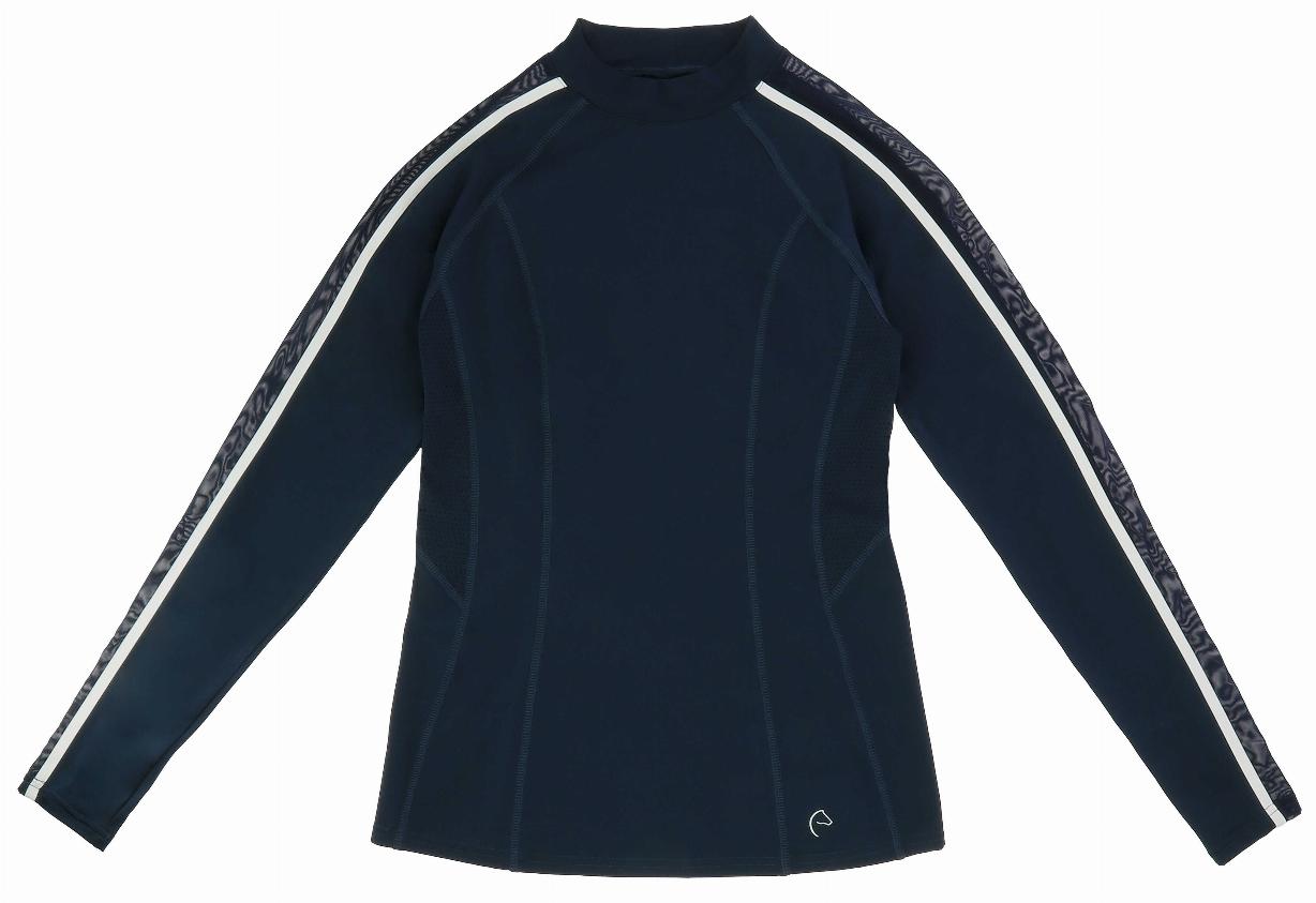 Equithème Originals Melodie Langarmshirt Marineblau (XL)