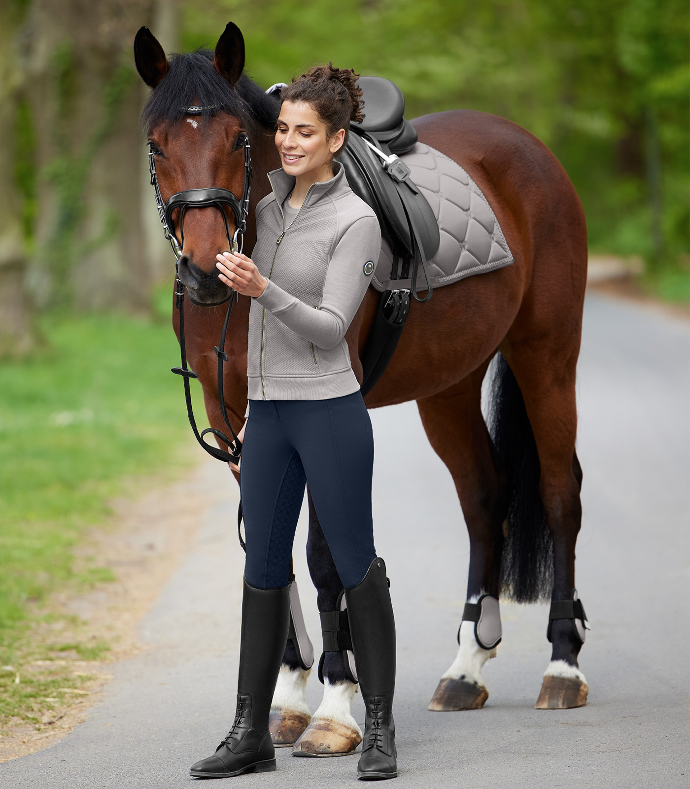 Waldhausen Micro Sport Silicone High Waist Breeches midnight blue - 3