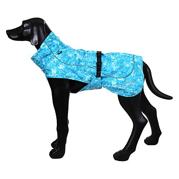 Rukka Pets Drizzle Rain Jacket Regntäcke - Aqua , 40 - endast detta ex