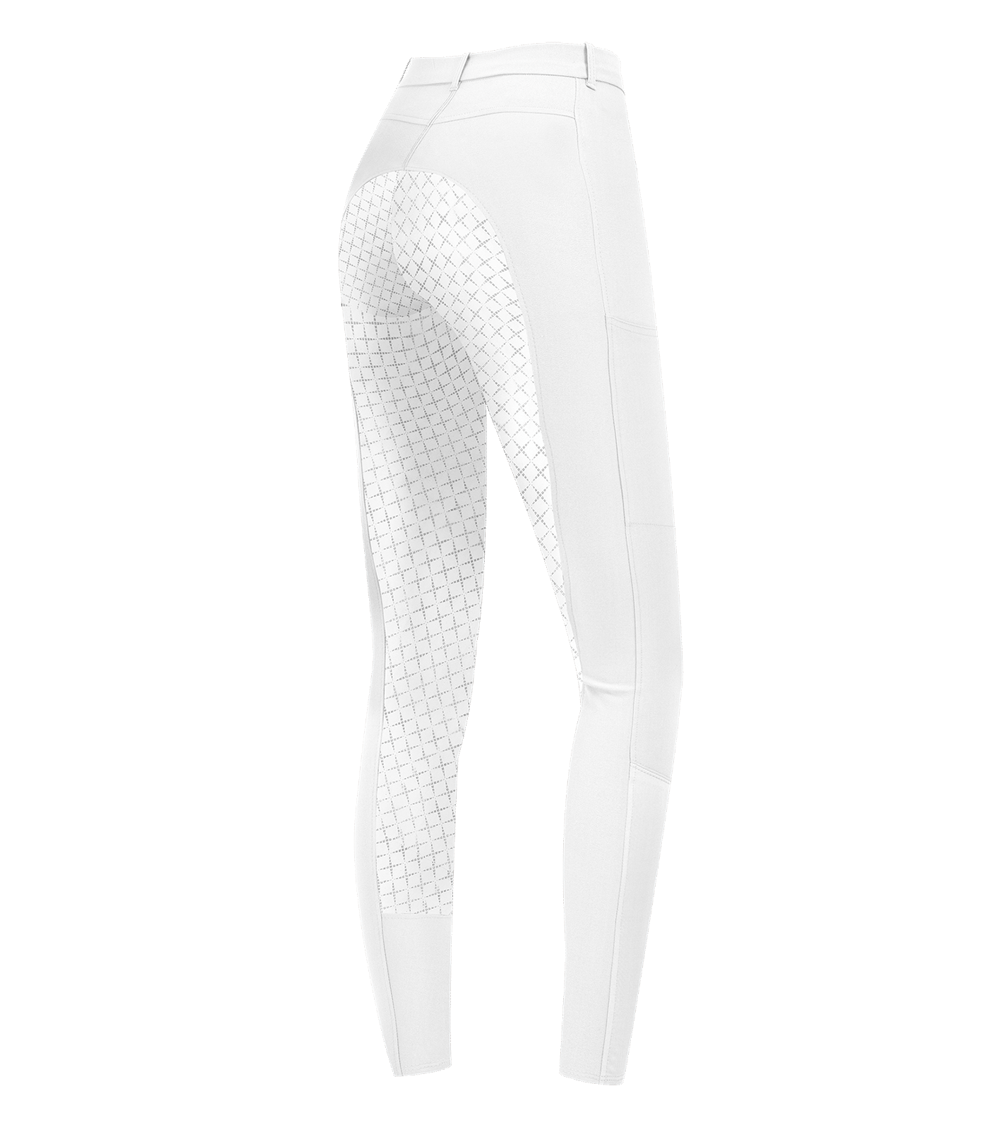 Waldhausen Micro Sport Ratsastushousut Silikonipaikoilla valkoinen - 2
