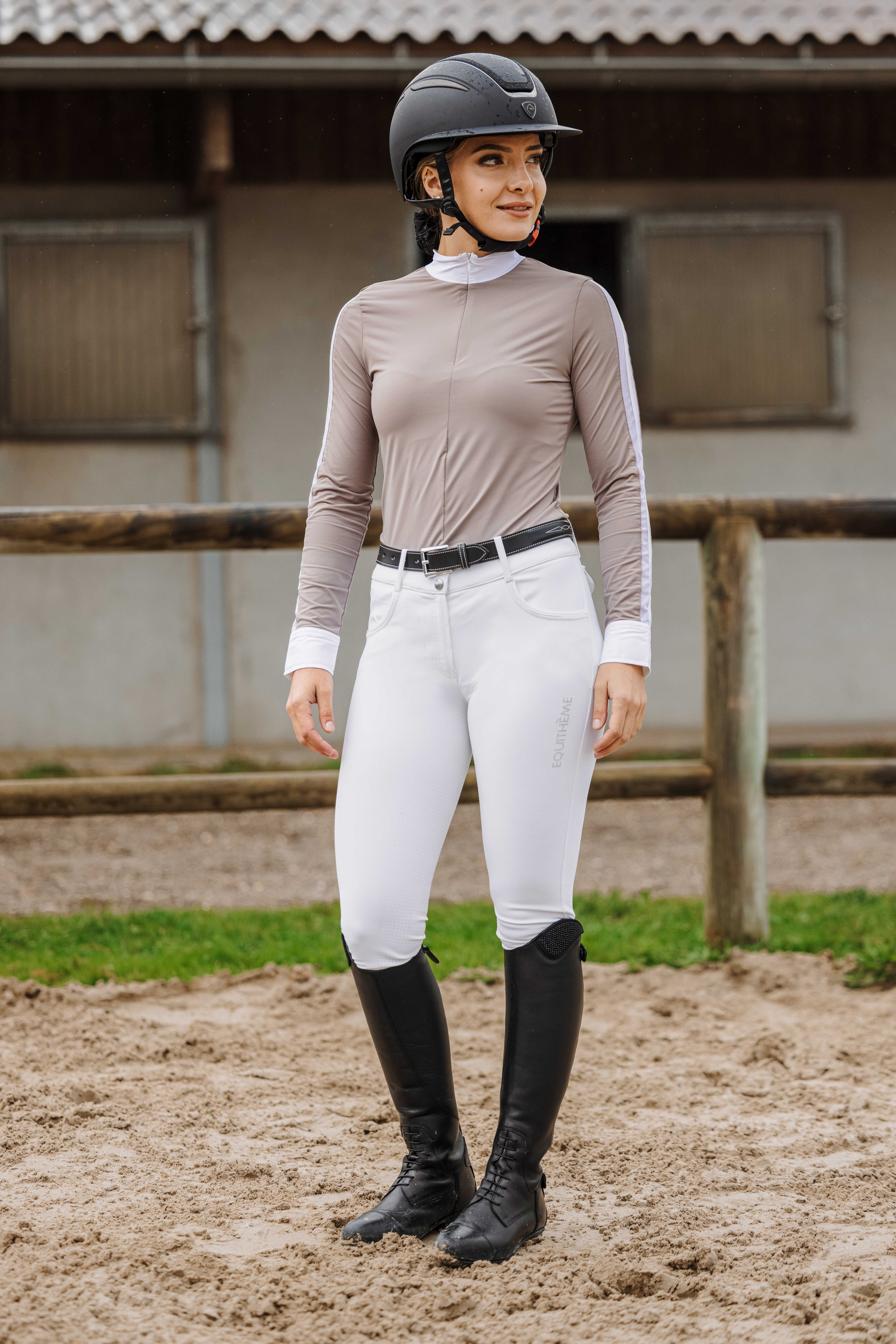Equitheme Estoril Competition Top Taupe - 2