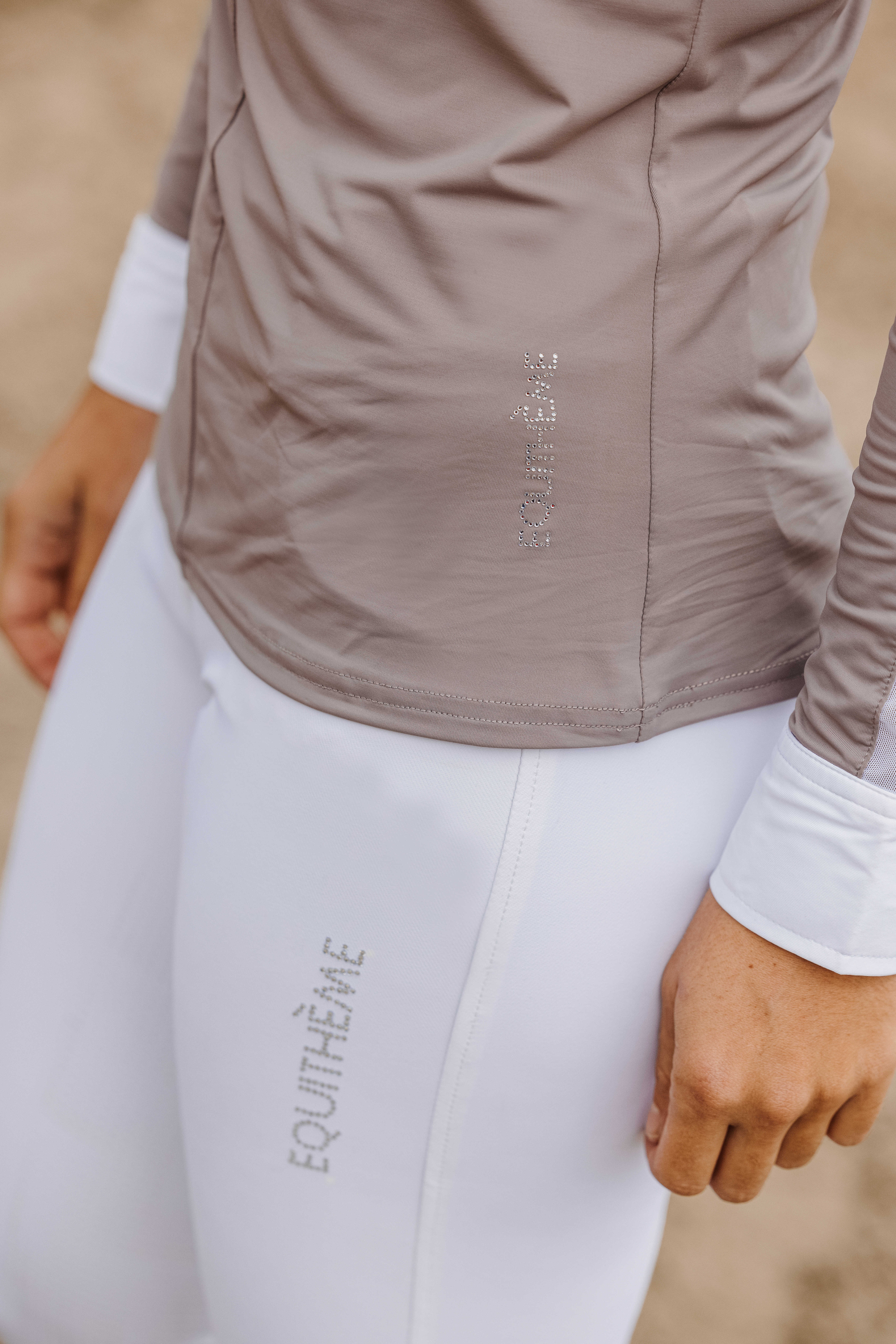Equitheme Estoril Competition Top Taupe - 6