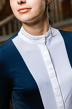 Equitheme Julia Competition Shirt Navy blue