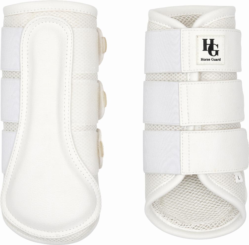 HorseGuard Timothy Mesh Tendon Boots  - White, XL
