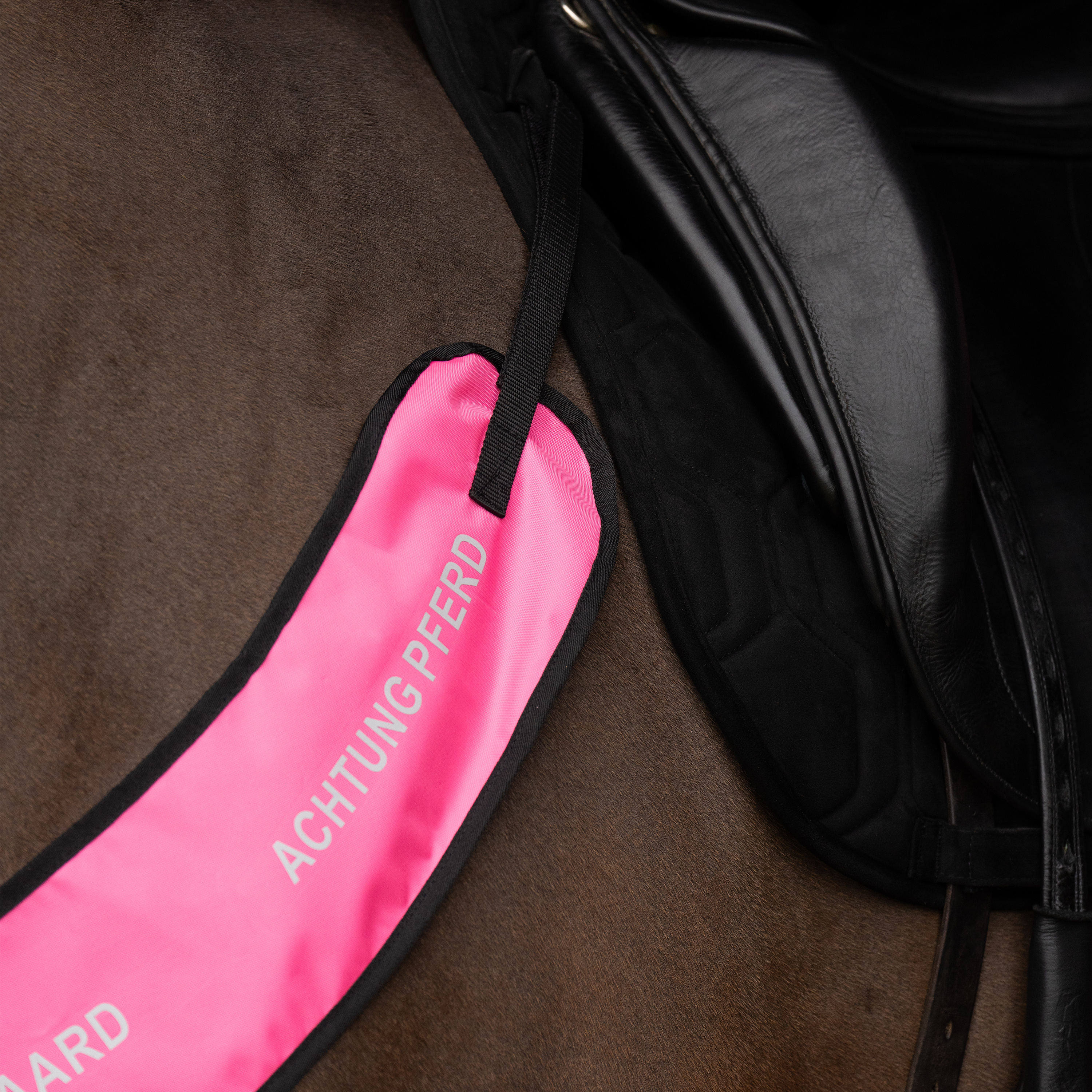 Imperial Riding Breast Plate Reflective - Pink - 3