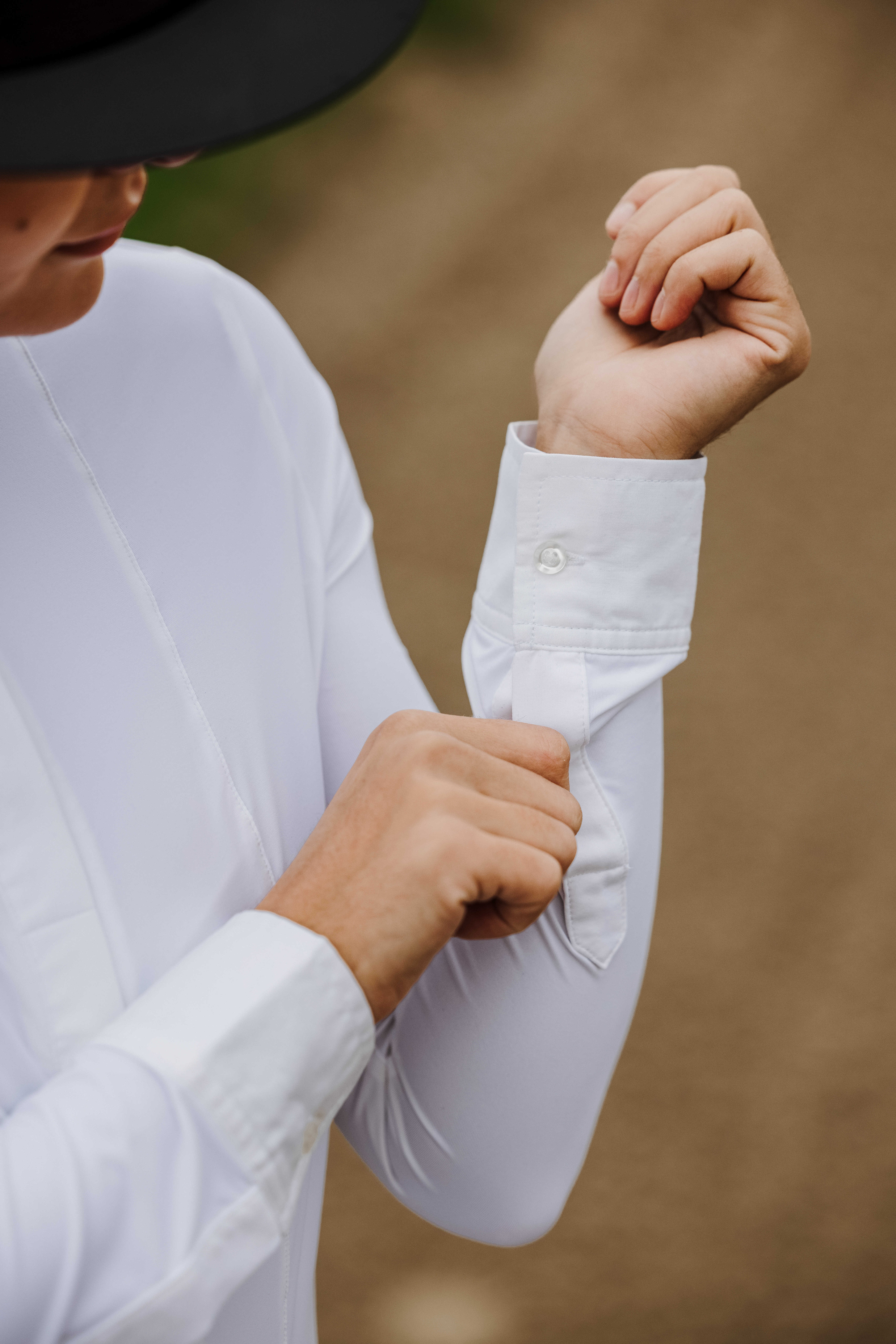 Equitheme Julie Competition Shirt White - 4