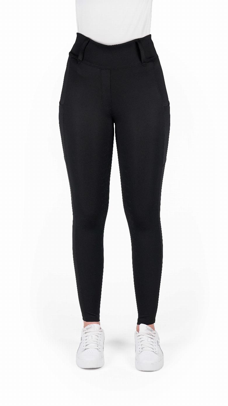 Equithème Alize Silicone Helskodda Ridtights Svart (34)