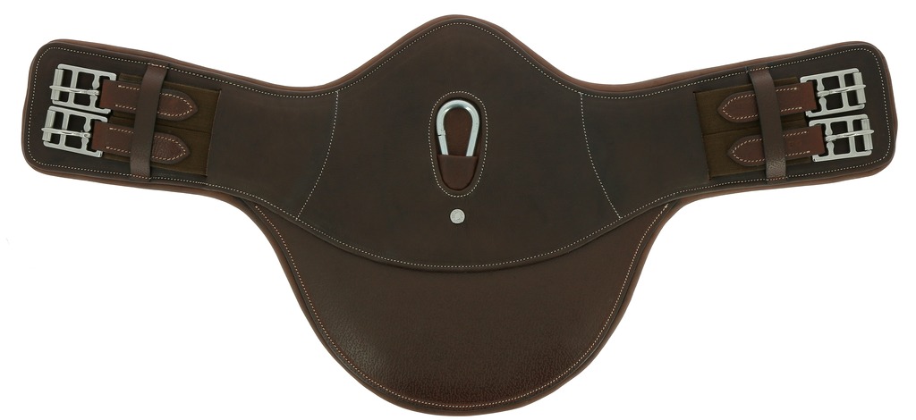 ERIC THOMAS FITTER Kort Sadelgjord Med Magplatta Havana (50)