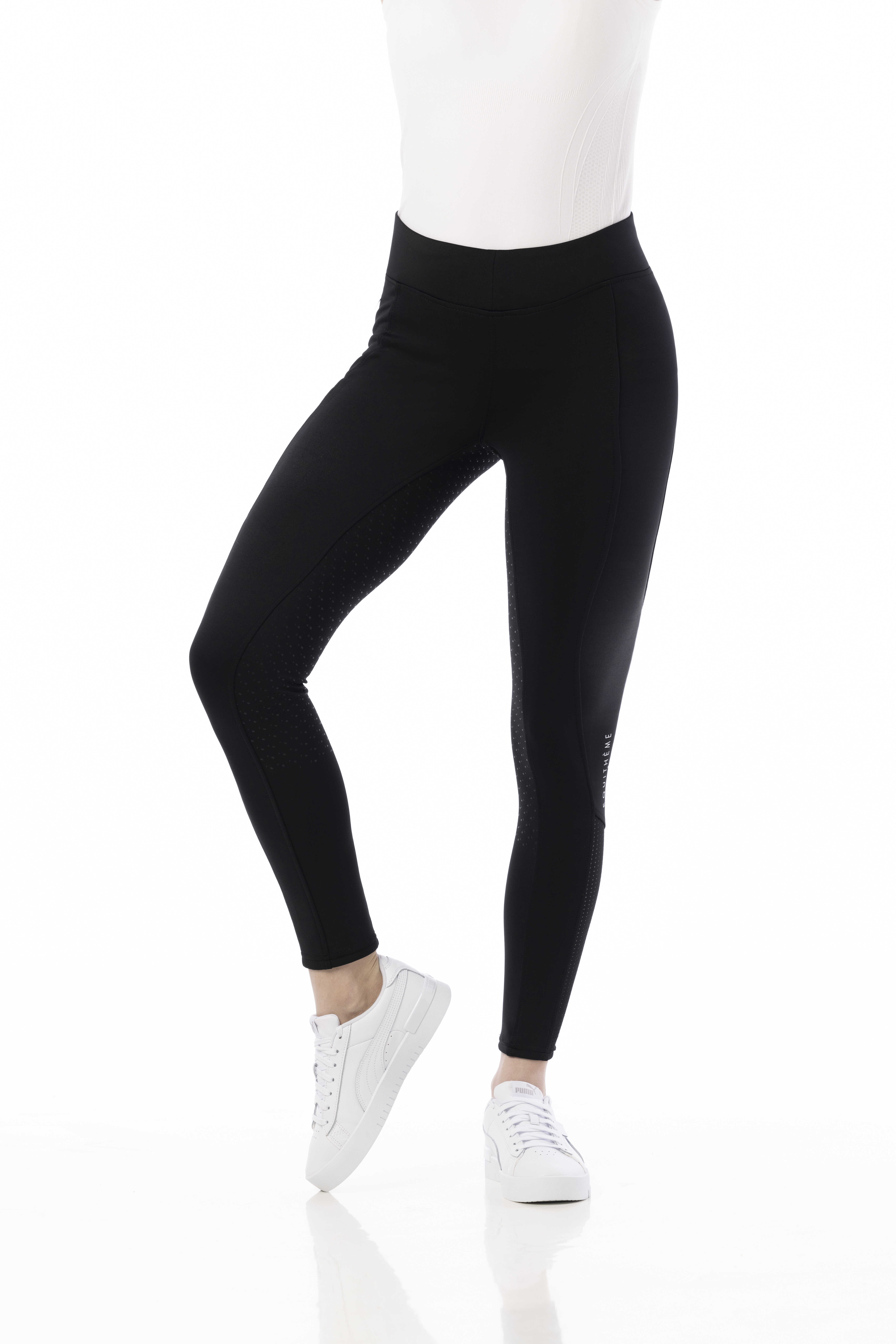 Equitheme Brigitte Silicone Helskodda Ridtights Svart - 7
