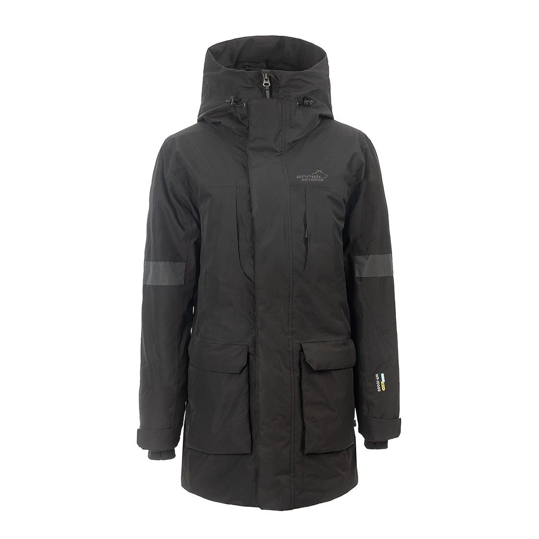 Arrak Outdoor Naisten Parkatakki - Musta , 4XL - 10