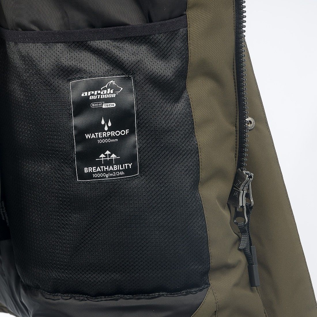 Arrak Outdoor Naisten Parkatakki - Oliivi , 4XL - 13