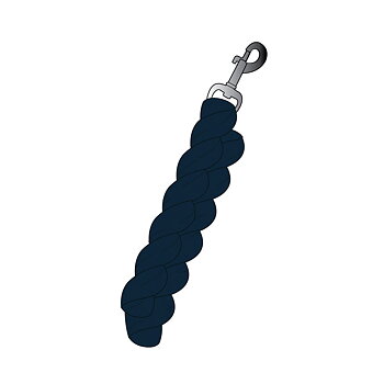 Horse Guard Fonda twisted leadrope navy onesize