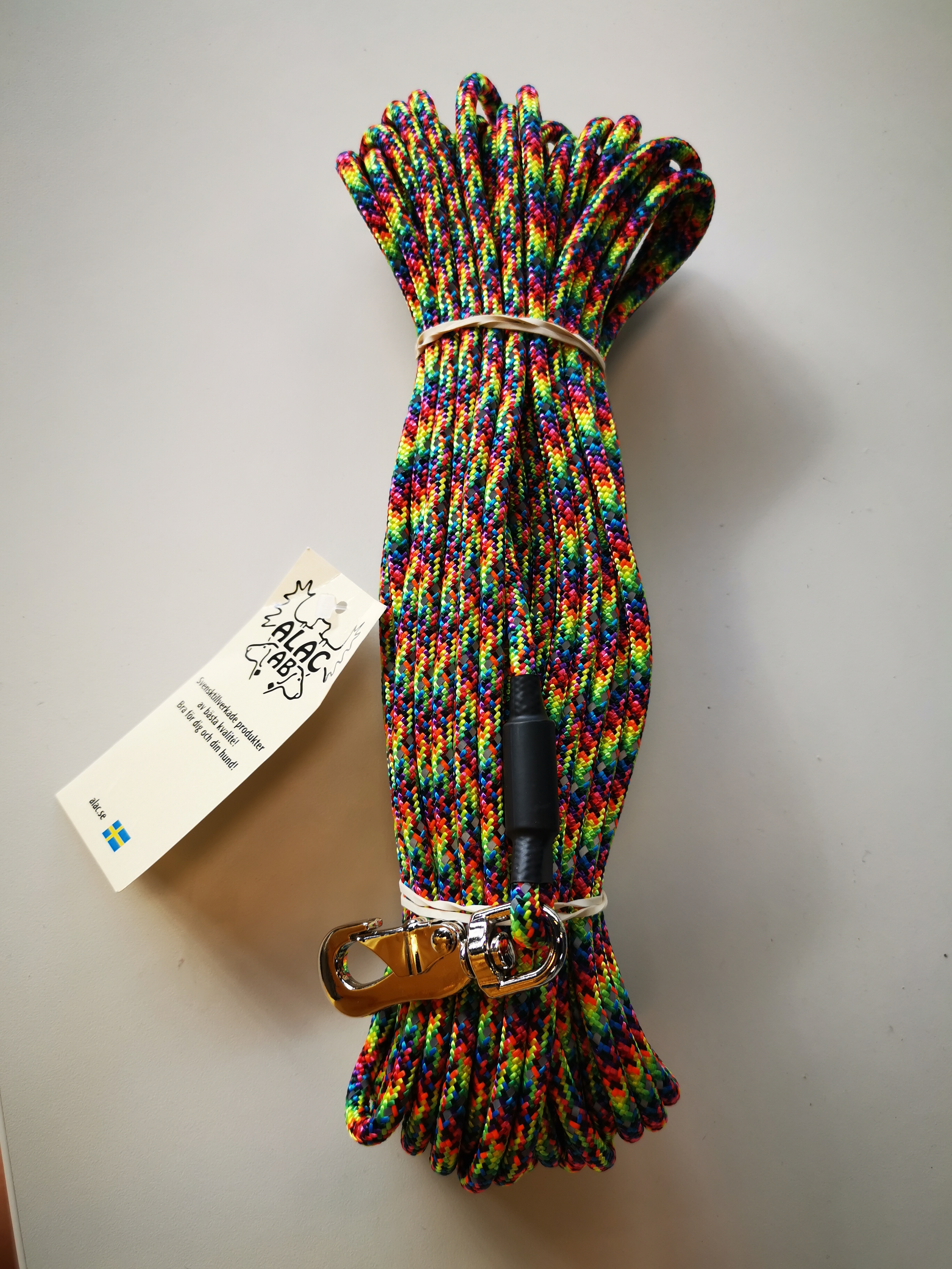 Alac Track line for dog - Reflective Rainbow  - only this copy - 2