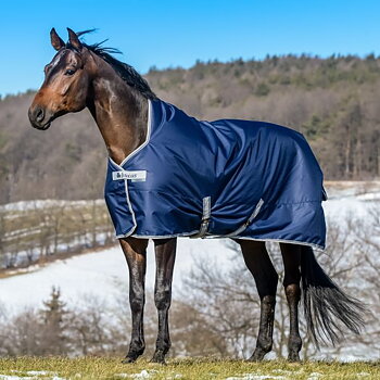 Bucas Freedom Turnout Light High Neck - Navy/Silver