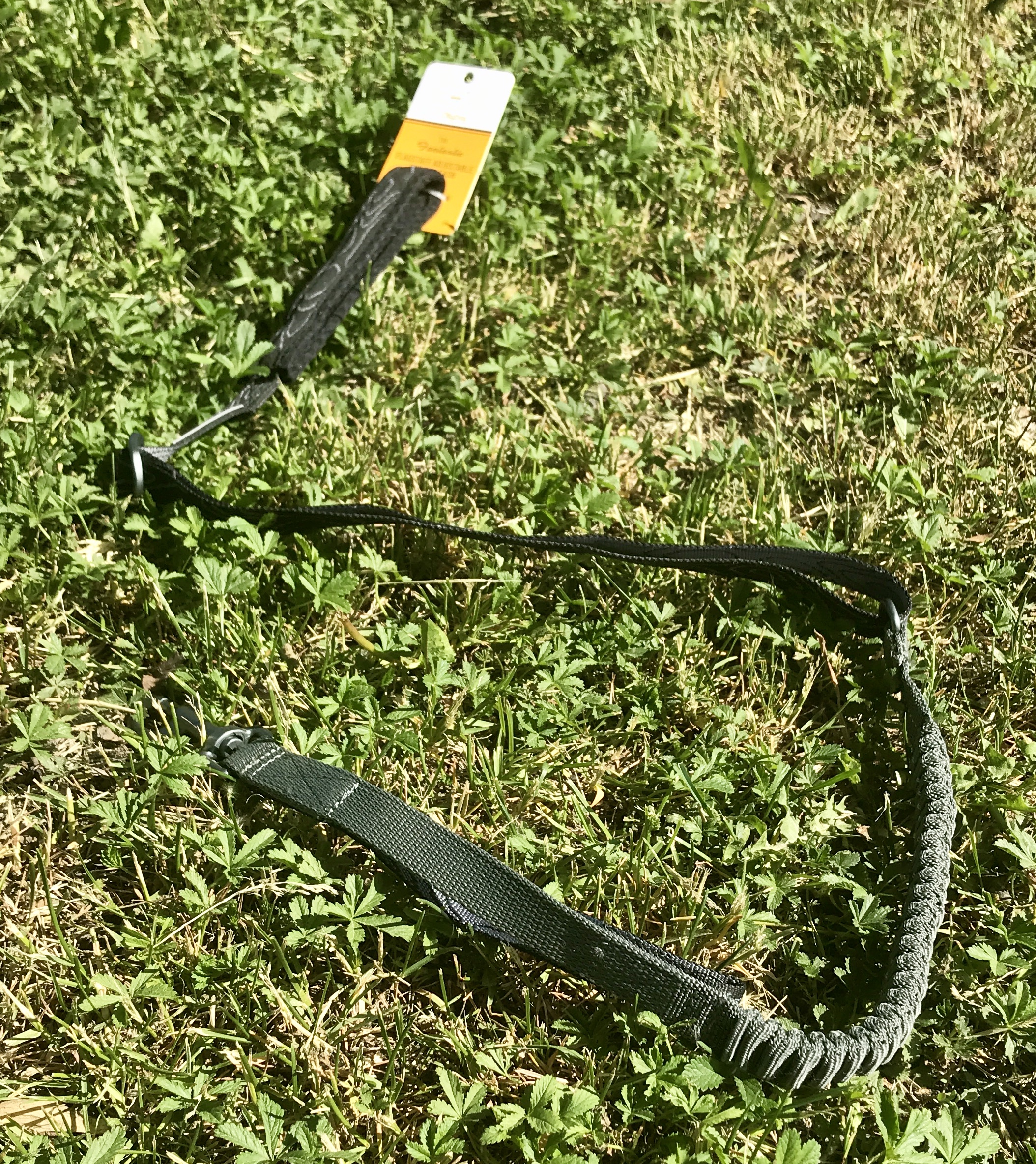 OllyDog  - Flagstaff Adjustable Spring Leash  -  Raven Bark - only this copy - 4