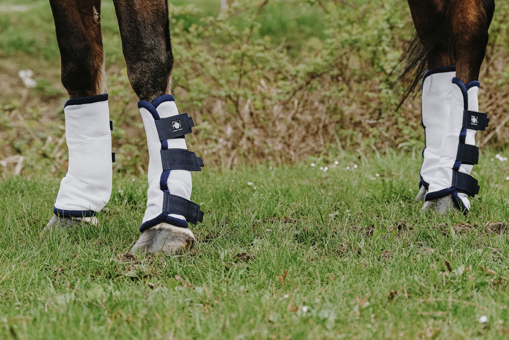 RIDING WORLD - X4 - Anti-fly Boots White, Full - 2