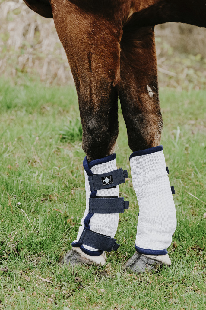 RIDING WORLD - X4 - Anti-fly Boots White, Full - 3