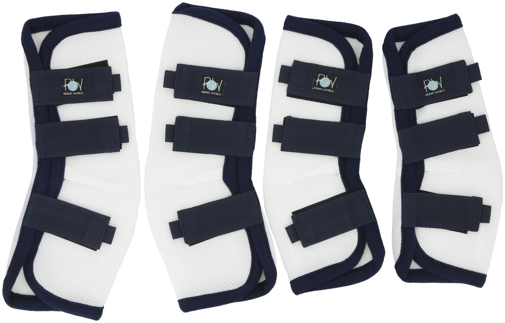 RIDING WORLD - X4 - Anti-fly Boots White, Full