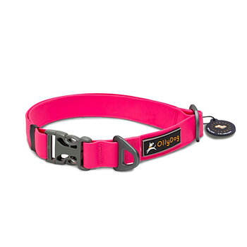 OllyDog Tilden vattentätt halsband - Rosa, L - endast detta ex