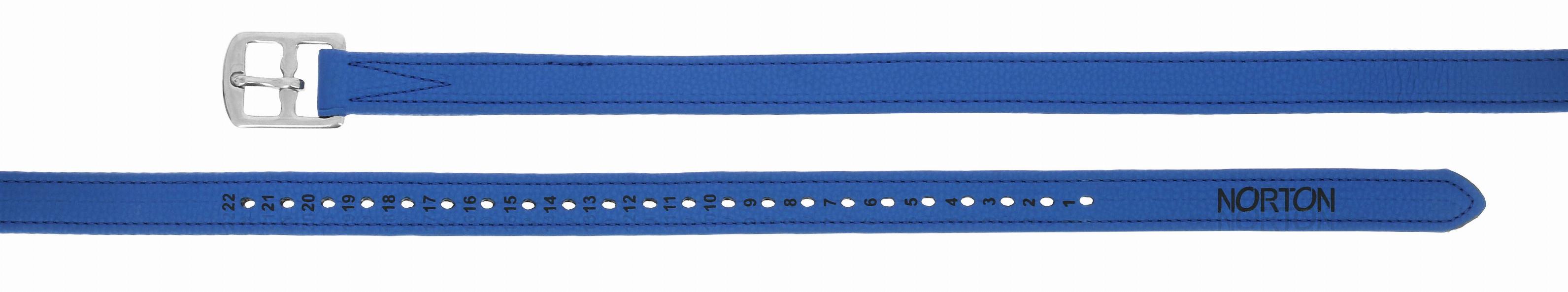 Norton Pop Stirrup Leathers Royal blue