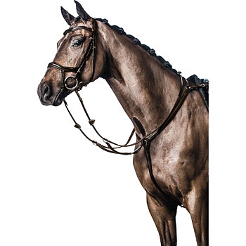 Horse Guard Pehmeä Rintaremmi Nahkasta - Choco