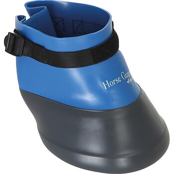 Horse Guard rubber shoe black/blue