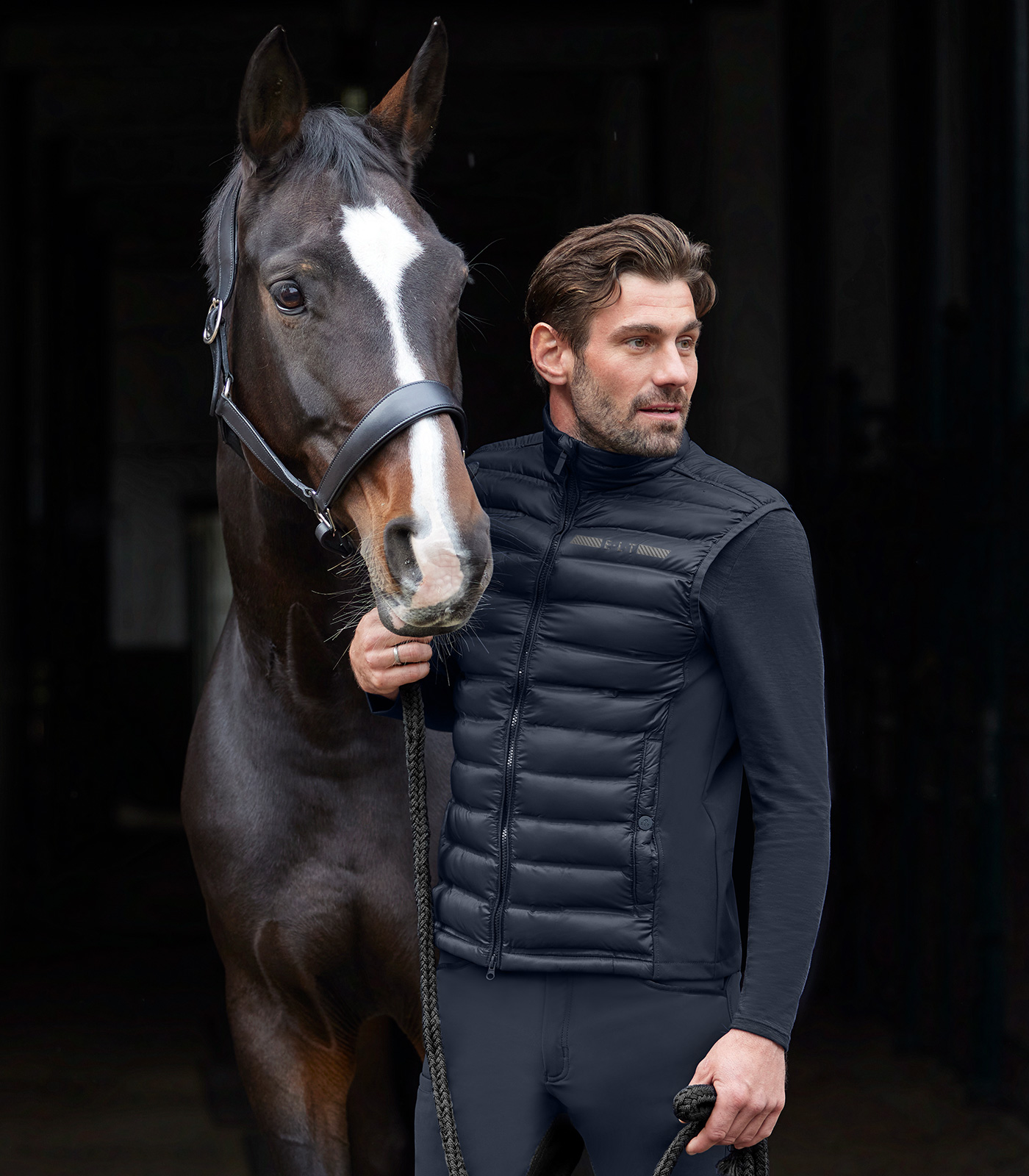 Waldhausen Maine Softshell-mix Gilet, men deep blue - 4