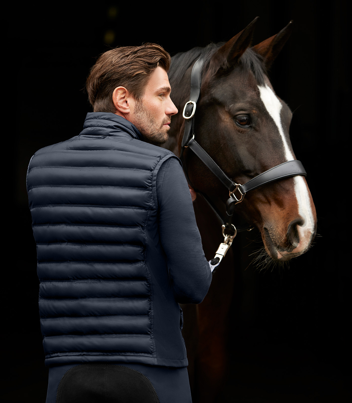 Waldhausen Maine Softshell-mix Gilet, men deep blue - 5