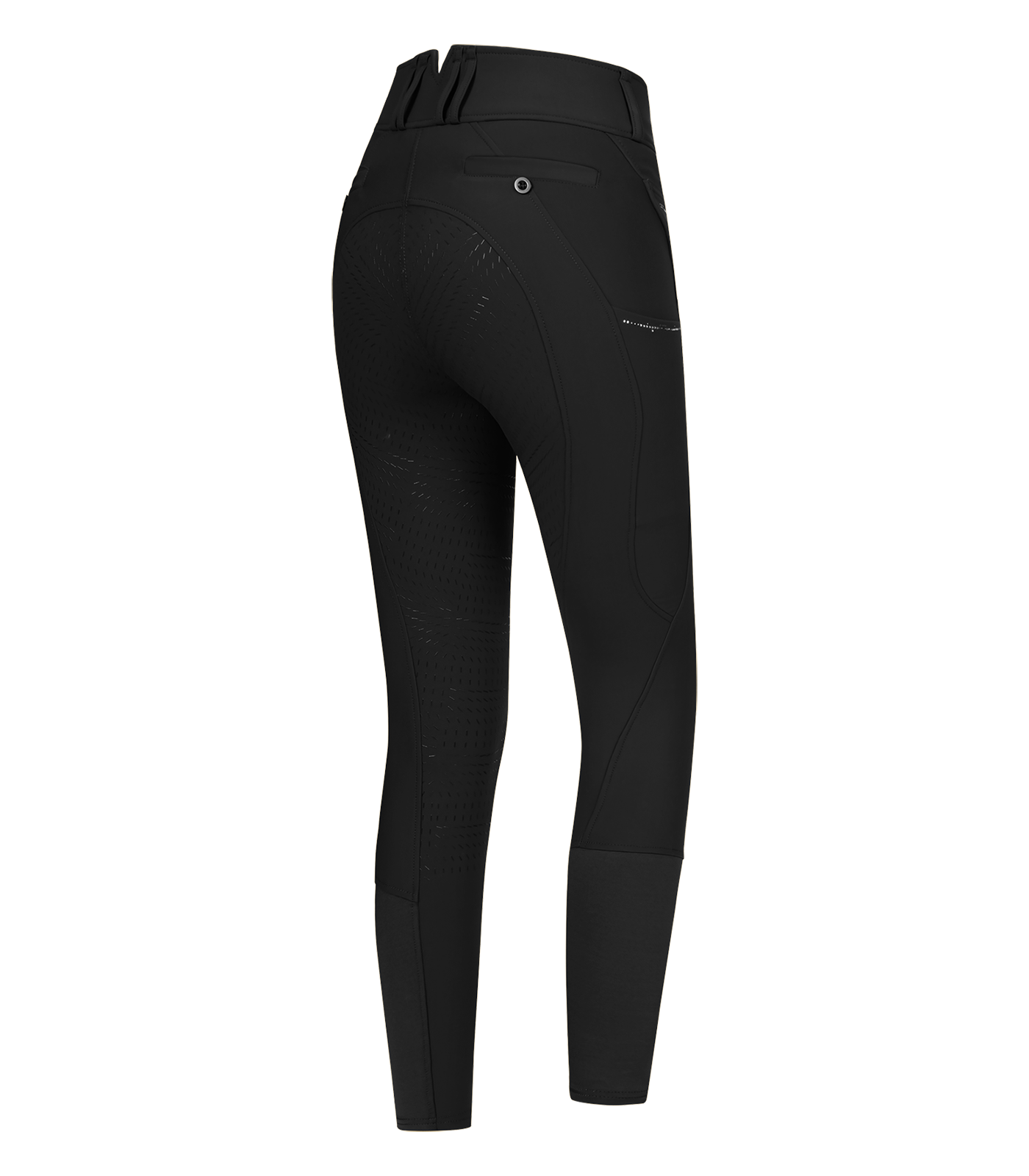 Waldhausen Mathilda Glam Ratsastushousut Korkealla Vyötäröllä musta - 2